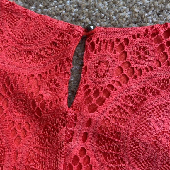 Short sleeve top tunic coral size L - Picture 10 of 14